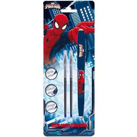 STYLO ROLLER EFFACABLE SPIDERMAN