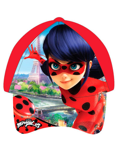 CASQUETTE MIRACULOUS LADY BUG ROUGE