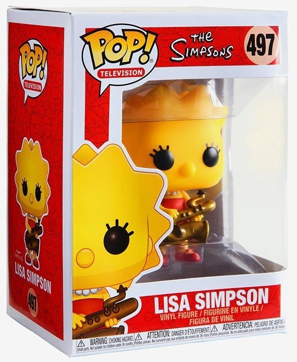 FIGURINE POP LISA SIMPSON ( LES SIMPSONS ) N° 497
